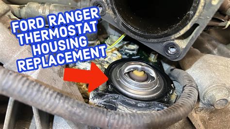 ford ranger metal thermostat housing|ford ranger thermostat location.